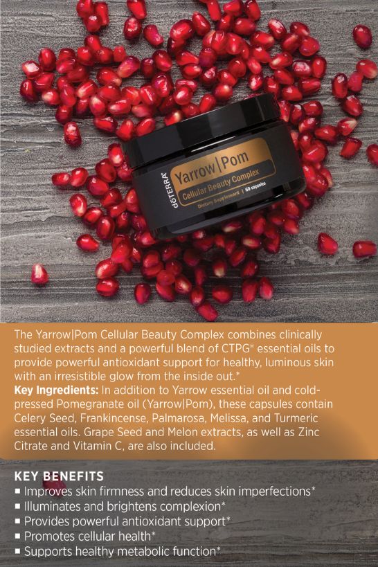 doTERRA Yarrow | Pom Capsules Cellular Beauty Complex