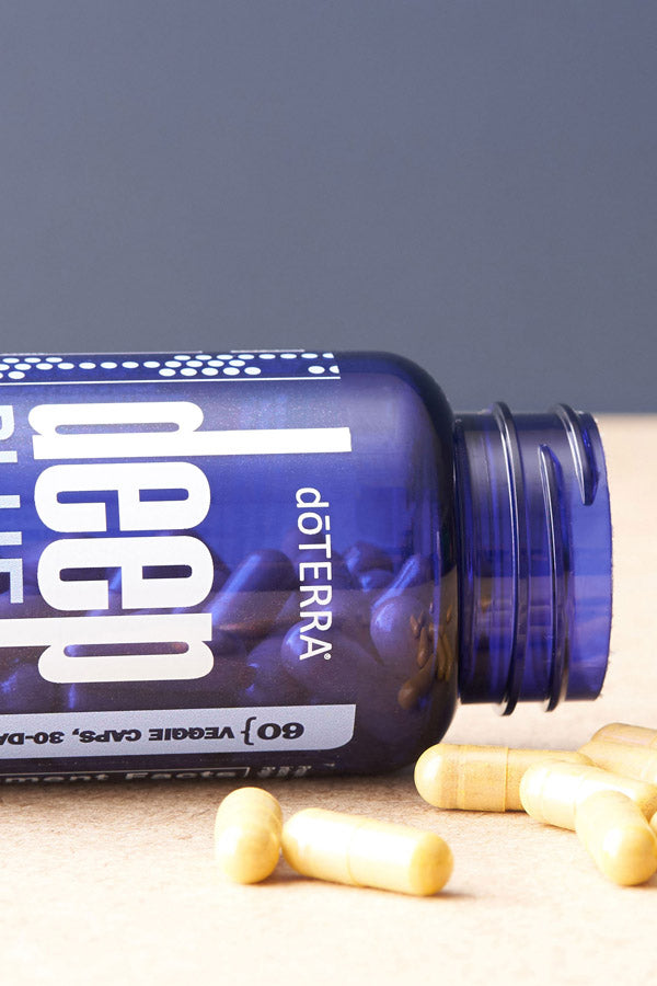 doTERRA ドテラ　ディープブルー ポリフェノール　コンプレックス　2個 身体を動かすことが好きな方や仕事を頑張りたい方に！年齢や気候