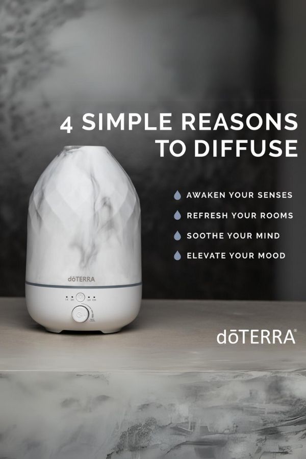 dōTERRA Volo Marble Diffuser with Trio Collection