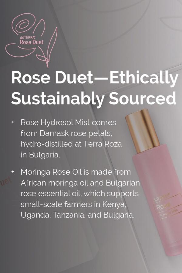 doTERRA Rose Hydrosol and Moringa Rose Oil Bundle