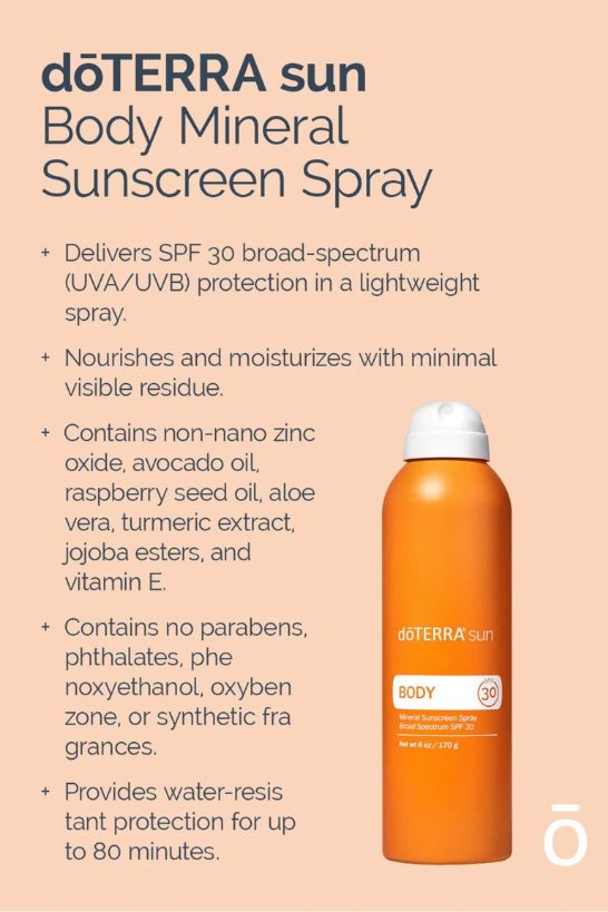 Mineral sunscreen store spray