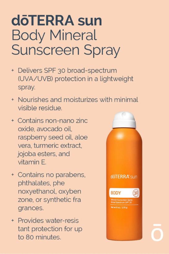 dōTERRA Body Mineral Sunscreen Spray
