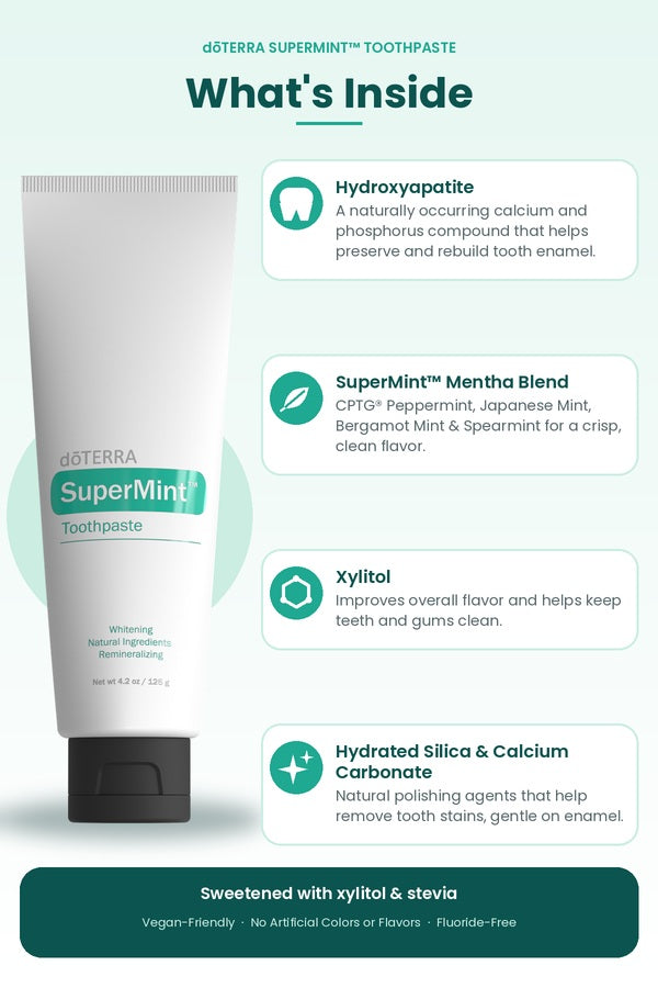 doTERRA SuperMint Natural Whitening Toothpaste