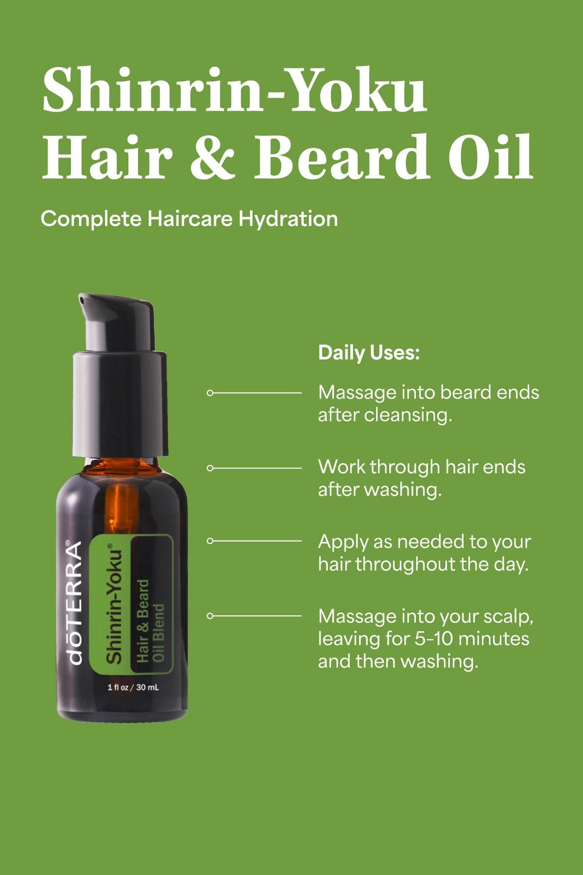 doTERRA Shinrin-Yoku Hair & Beard Oil